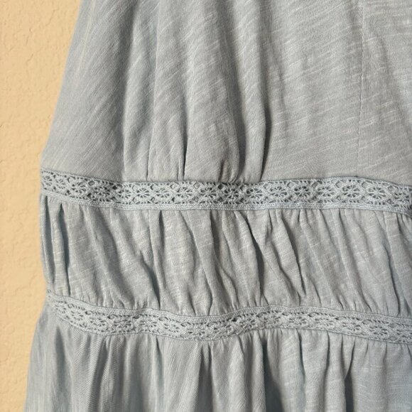 By Anthropologie Flirty V-Neck Asymmetrical Peasant Boho - Picture 6 of 15